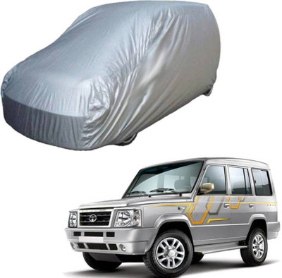 ask Car Cover For Tata Sumo Gold (Without Mirror Pockets)(Silver)