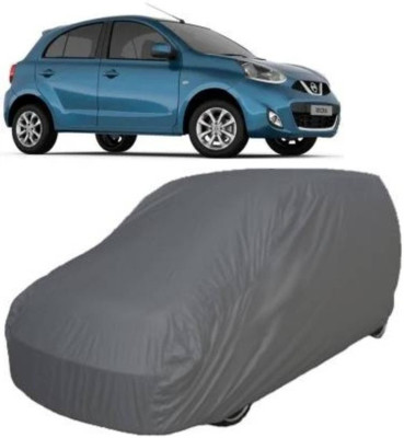 zedaan Car Cover For Nissan Micra (Without Mirror Pockets)(Grey, For 2017 Models)