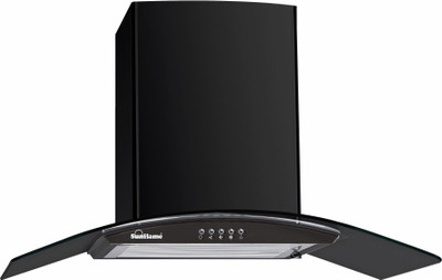 

Sunflame CHIMNEY BELLA 60 CM WITH 2 BURNER DIAMOND Wall Mounted Chimney(BLACK 1100 CMH)