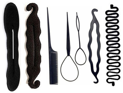 

S R Enterprises hair accessories combo set bridel (pack of 7pcs)(Set of 1)