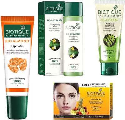 

BIOTIQUE BIO combo kit , LIP CARE(Set of 4)