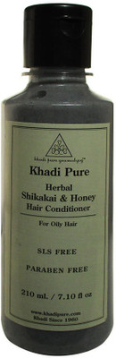 

Khadi Pure Herbal Shikakai & Honey Hair Conditioner SLS-Paraben Free - 210ml(210 ml)