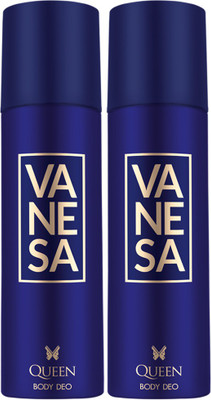 

Vanesa Queen Combo (Pack of 2) Deodorant Spray - For Women(300 ml, Pack of 2)