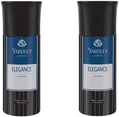 

Yardley London Elegance Body Spray - For Men & Women(300 ml, Pack of 2)
