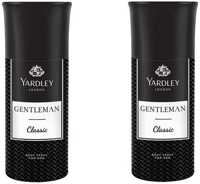 

Yardley London Gentleman Body Spray - For Men & Women(300 ml, Pack of 2)