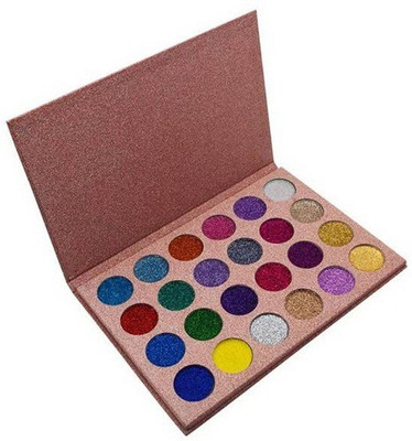 

TouchStream Eyeshadow Palette Glitter - 24 Colours Eyes Makeup 1 ml(Multicolor)