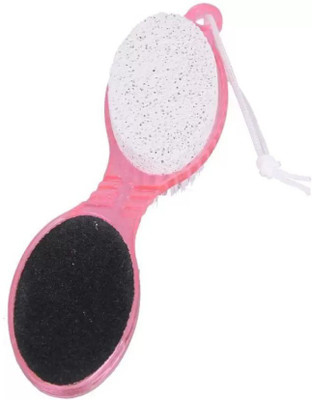 

Marketwala Pedicure and Manicure Brush 4 in 1 Foot File with Pedicure and Manicure Brush Multi-Use Foot Care Brush Pumice Scrubber Pedicure Scraper