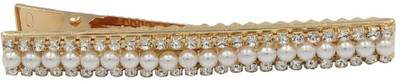 

Fabfashion Simple Pearl Bangs Clip For Women Hair Clip(Yellow)