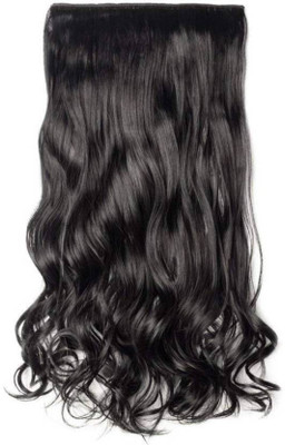 

Maahal Best Quality 26Inches Natural Black Curly Wig / Hair Extension