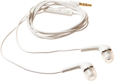 YODNSO Best quality YR Earphone for Sam.su.ng Gala-xy A51,M30s,S10 lite Wired Headset(White, Wired in the ear)