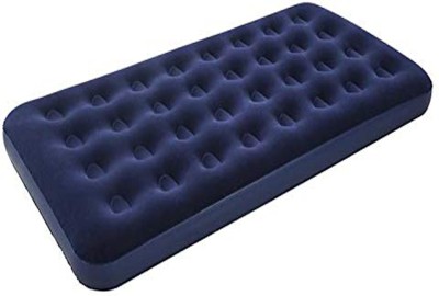 CONTINENTAL Air mattress Flocked Airbed PVC (Polyvinyl Chloride) 2 Seater Inflatable Sofa(Color - Navy Blue, DIY(Do-It-Yourself))
