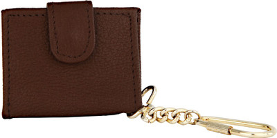 JL Collections Brown Leather Key Holder Key Chain