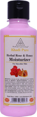 

Khadi Pure Herbal Rose & Honey Moisturizer - 210ml(210 ml)
