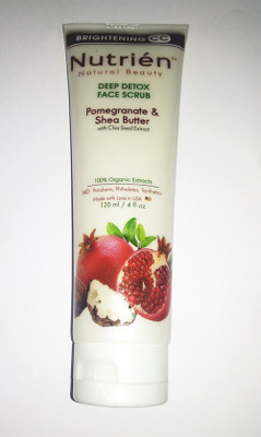 

Nutrien Natural Beauty Deep Detox Face Scrub Pomegranate & Shea Butter 120ml Scrub(120 ml)