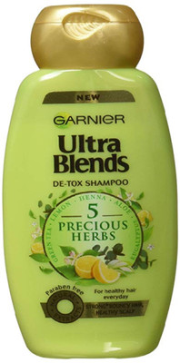 

Garnier Ultra Blends 5 Precious Herbs Shampoo(640 ml)