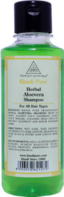 

Khadi Pure Herbal Aloevera Shampoo - 210ml(210 ml)