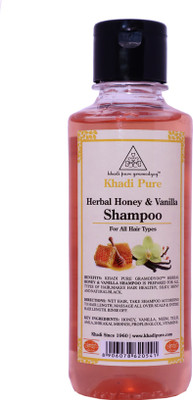 

Khadi Pure Herbal Honey & Vanilla Shampoo - 210ml(210 ml)