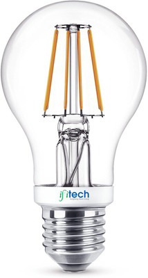 IFITech Smart Wi-Fi 7 Watt LED Edison Light Bulb Compatible with Alexa, Google Assistant, E27 Base, Dimmable, Soft White 2700K,700LM, Mobile App Control Smart Bulb