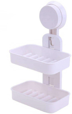 

HPK Double Layer Soap Dispenser With Suction Cup(White)