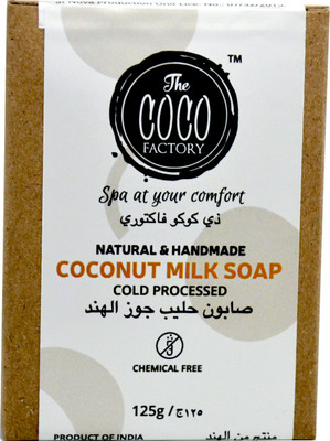 

THE COCO FACTORY NATURAL AND HANDMADE COCONUT MILK SOAP(125 g)