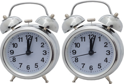 Quartz Analog White Clock
