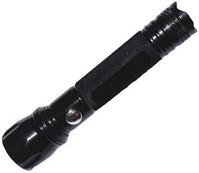 Vnex JY _SUPER_ MINI TORCH METAL BODY LONG RANGE SUPER BRIGHT Torch Torch(Black, 12 cm, Rechargeable)