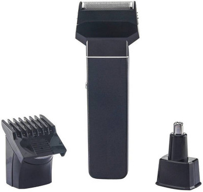 Gemei Professional powerful battery operated rechargeable cordless trimmer Runtime: 45 Trimmer for Men & Women(Multicolor)