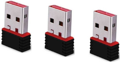

Deals Destination Pack Of 3 Mini Wifi Dongle to Connect your PC/laptop to wifi USB Adapter(Multicolor)