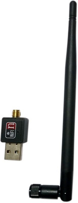 

BUY SURETY BEST USB Dual Band Wifi Adapter 600Mbps USB 2.0 Wireless Network Wifi Dongle with 5dBi Antenna for PC /Desktop/Laptop/Mac USB Adapter(Black)