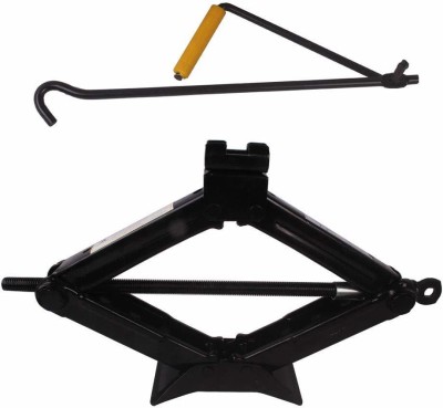 Boriva Scissor Jack 1.5 Ton Car Jack Set for Lifting Rod All Hatchback & Sedan ( Capacity 1500kg ) Vehicle Jack(1500 kg)