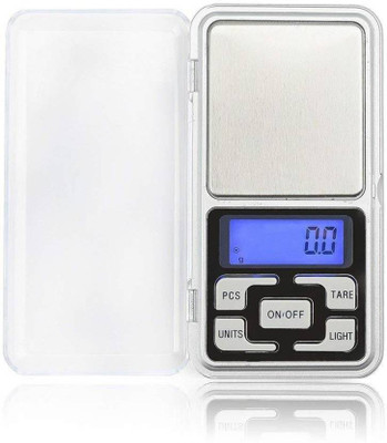 MobFest Digital Pocket Scale 0.1G To 500G For Kitchen Jewellery Scale (Silver) Weighing Scale(Multicolor)