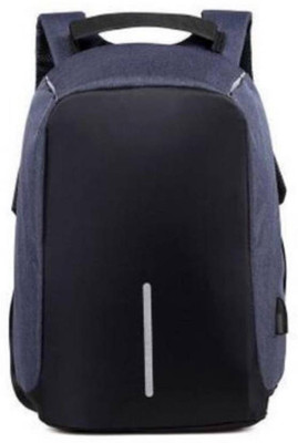 

HOLME'S USB Charging Port Computer Bag/ Anti Theft Water Resistant BAG/15 Inch Laptop BAG/ LAPTOP BAG Waterproof Multipurpose Bag/USB BAG/BAGPACK/ BAG Waterproof Multipurpose Bag(Blue, Black, 12 L)