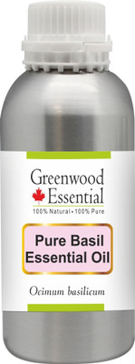 

Greenwood Essential Pure Basil Essential Oil (Ocimum basilicum) 100% Natural Therapeutic Grade Steam Distilled(300 ml)