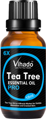 

VIHADO 6x PRO Pure Essential Tea Tree oil - 18gm (Pack of 1)(18 ml)