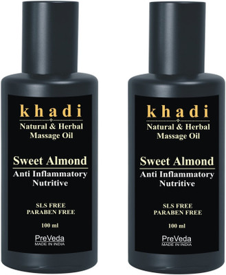 

PreVeda Sweet Almond Oil For Body and Hair|Natural & Premium Best 100% Organic Oil(200 ml)
