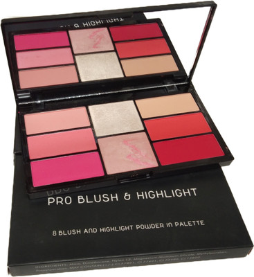 

MAC ME 6 SHADES POWDER BLUSH + 2 SHADES HIGHLIGHTER / 1(MULTICOLOR)
