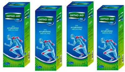 

LEEFORD Ortho-Aid Ayurvedic Pain Killer Oil ( 50ML*4) Liquid(200 ml)