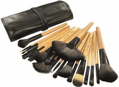 Puna Store Makeup Brush Set with Leather Bag(Pack of 24)