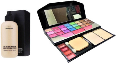 

Miss Boss Studio Perfect Finish Face & Body Foundation and fashion makeup kit combo(Set of 2)