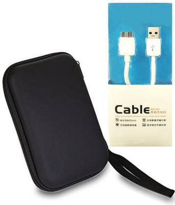 

Anweshas Micro USB 3.0 cable External Hard Drive cable cord USB 3.0 A male to Micro B and Universal Portable Zipper External 2.5 inch HDD Bag Case Pouch Professional for Protection Standard Hard for WD Seagate Clickfree Toshiba Samsung Combo Set