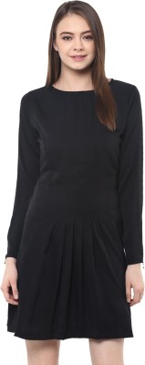 Miss Chase Women Shift Black Dress