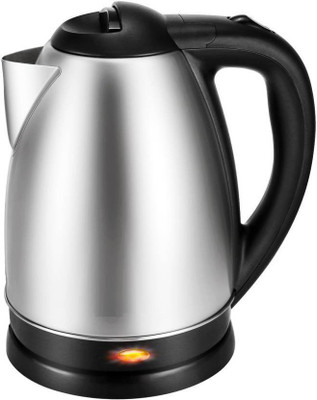 

Zeom SC-1838 Cordless Kettle, Auto Shut Off With Boil Dry Protection FDA Certified Tea Kettle, 1500W Electric Kettle (1.8 L, Silver) Electric Kettle(1.8 L, Silver)