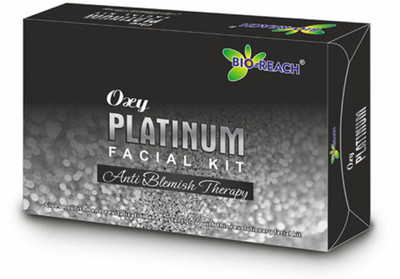 

Bio Reach Platinum Facial Kit For Skin Glowing,Blackheads & Dead Skin cells removing 80 g(Set of 5)