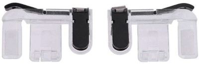 

LIFEMUSIC Mobile Game Fire Button Aim Key Gaming Trigger L1R1 Shooter Controller for PUBG (Transparent) Gaming Accessory Kit(Multicolor, For iOS, Android)