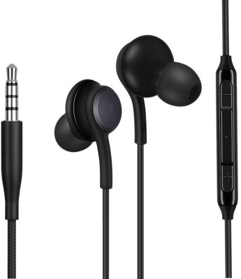Alafi Ultra bass akg earphone Headset a1 with Mic (Black, In the Ear) Wired Headset(Black, In the Ear)