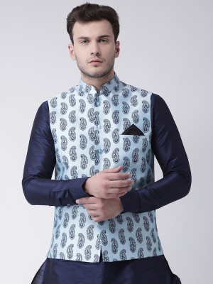 DEYANN Sleeveless Printed Men Jacket