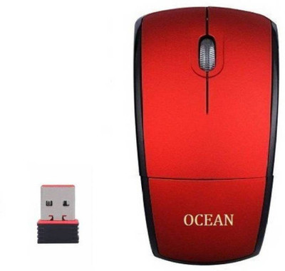 

SUREELEE 2.4Ghz Folding Wireless Optical Gaming Mouse(2.4GHz Wireless, Red)