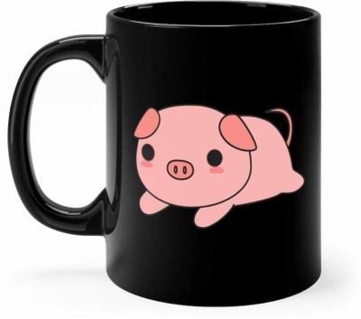 RADANYA Cute Pig Coffee BMUG551 Ceramic Coffee Mug(350 ml)