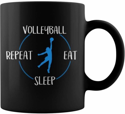 RADANYA Volleyball BMUG1008 Ceramic Coffee Mug(350 ml)