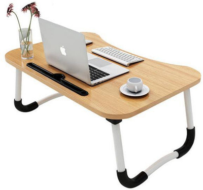 MemeHO Normal Wood Wood Portable Laptop Table(Finish Color - Wood)
